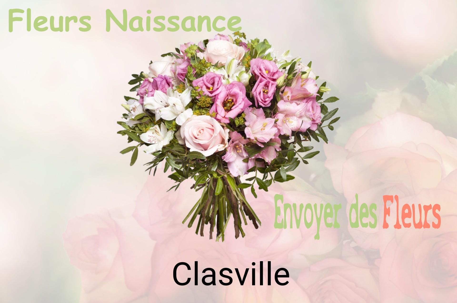 Bouquet de fleurs de naissance livré à Clasville