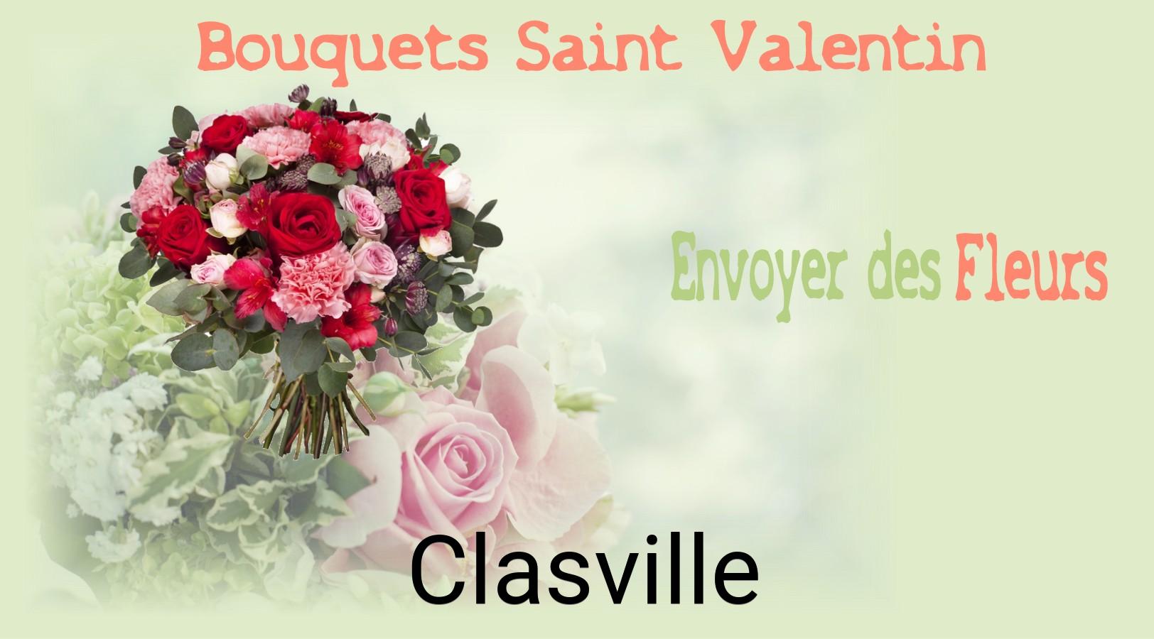 Roses de Saint-Valentin livrées à Clasville